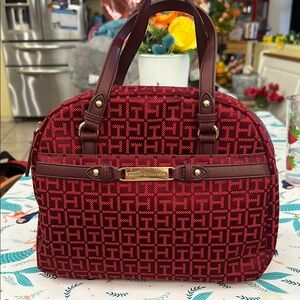 Tommy Hilfiger Red Satchel Bag